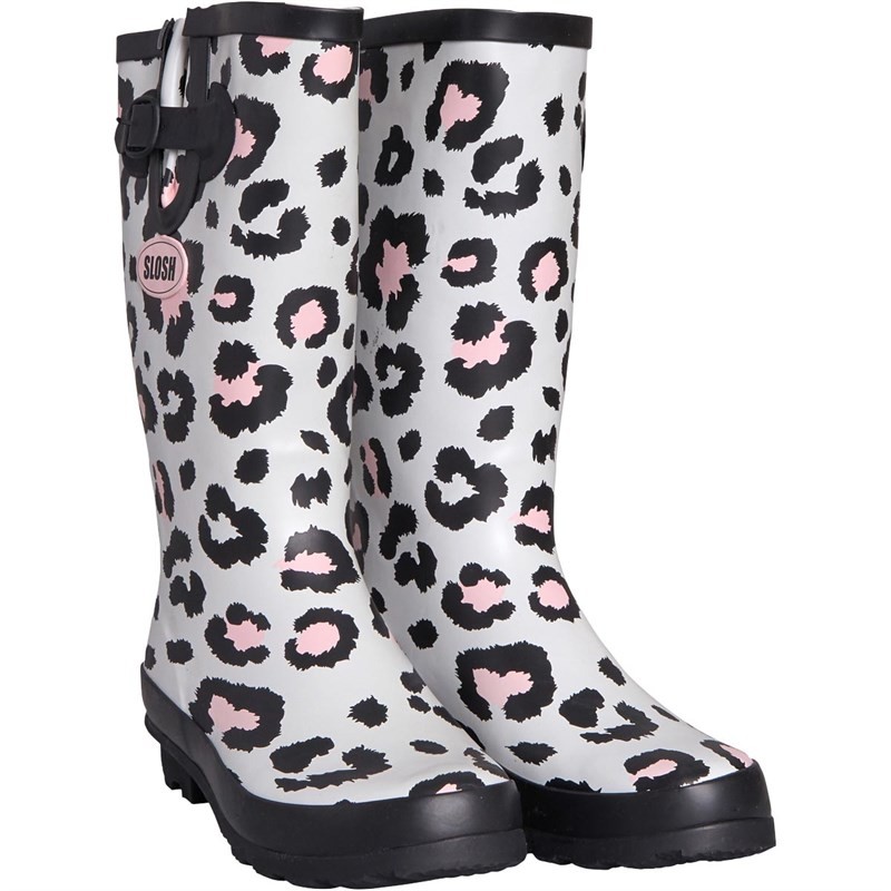 Slosh Womens Armitage Wellington Boots Pink/Multi