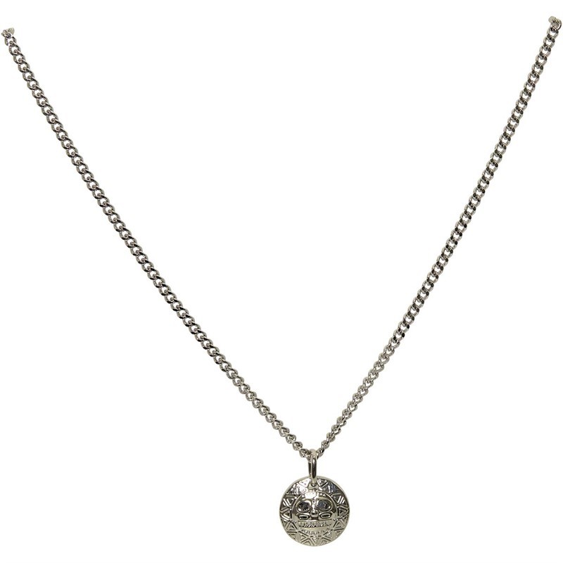 all we are Womens Nahi Sun Plain Pendant Silver Tone