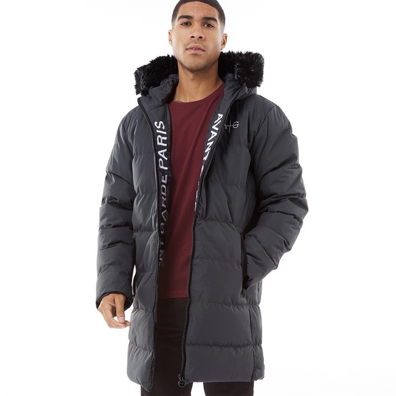 Avant Garde Mens Valliant Jacket Charcoal