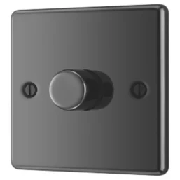 LAP 1-GANG 2-WAY LED DIMMER SWITCH BLACK NICKEL