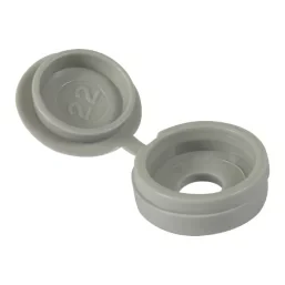 TIMCO 4-9GA SCREW CAPS GREY 100 PACK