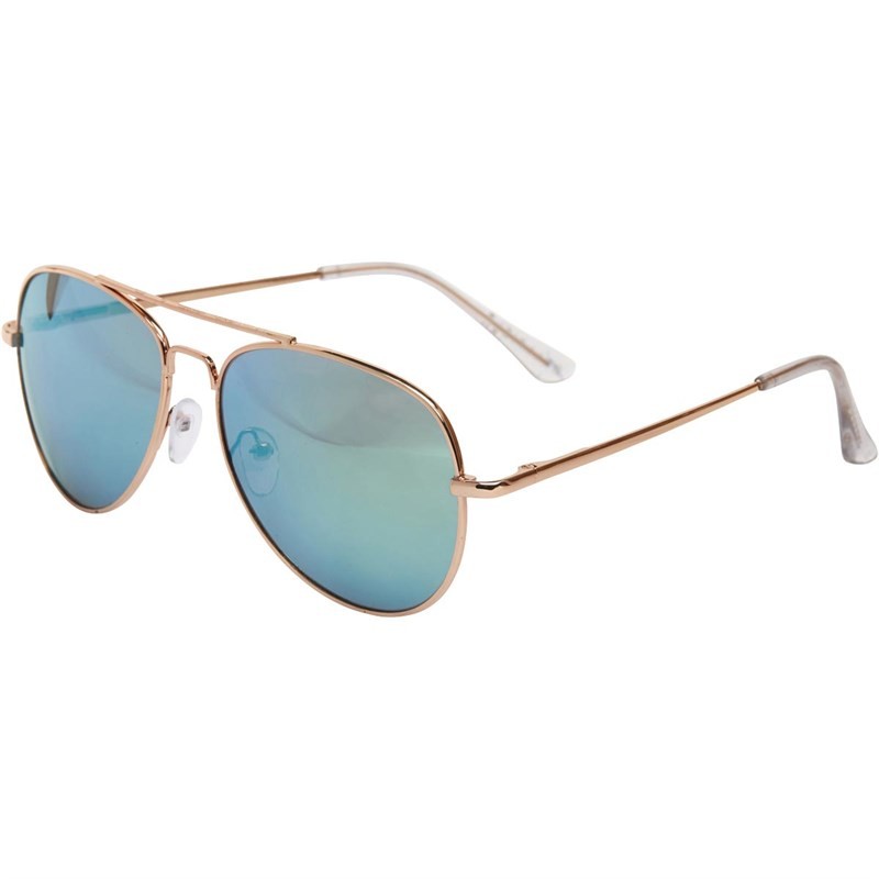 Bellfield Mens Aviator Sunglasses Gold
