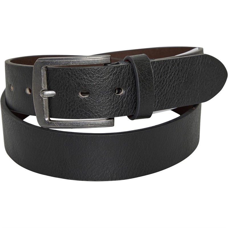 Fluid Mens Bonded Leather Belt Black