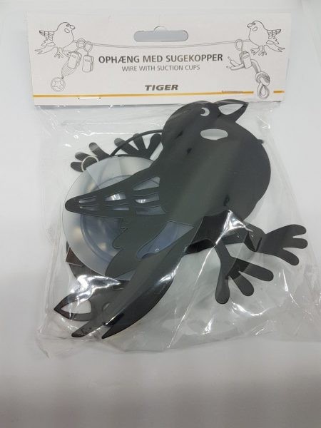 Decorative Metallic Bird Wire With Suction Cups